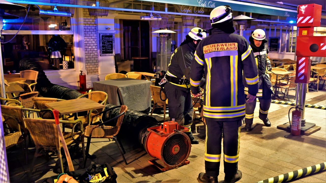 Feuerwehreinsatz Cafe Orth Westerland Sylt 5