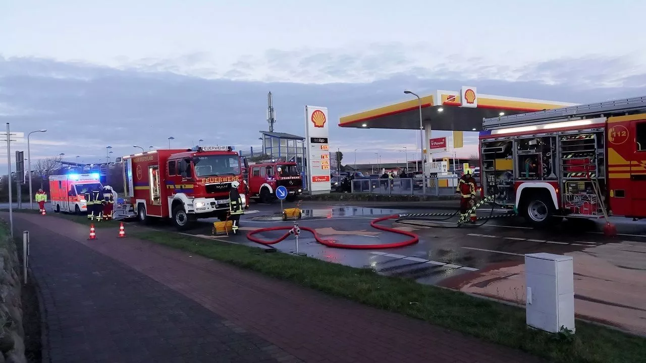 Feuerwehreinsatz Westerland Syl Brennendes Auto