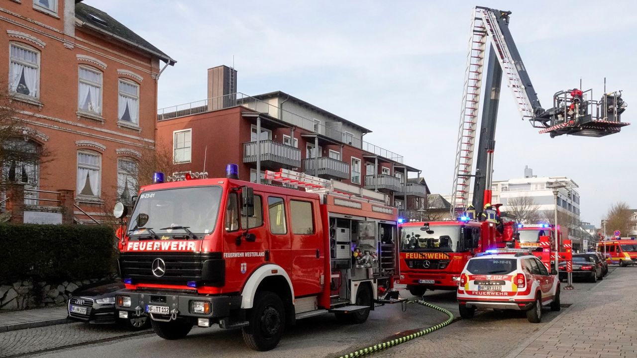Feuerwehreinsatz Westerland Sylt November 2019