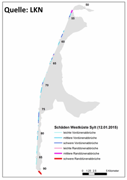 Karte 20150112 Schadenskarte Sylt