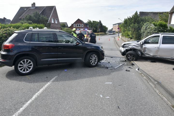 Unfall Suederstrasse Westerland