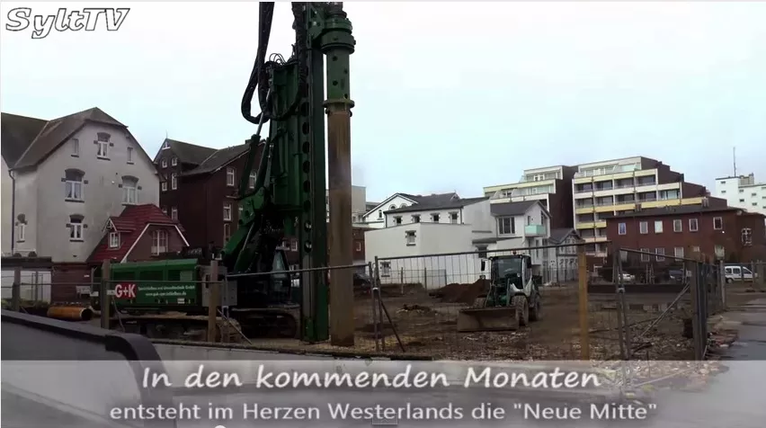 Baubeginn Neue Mitte Westerland